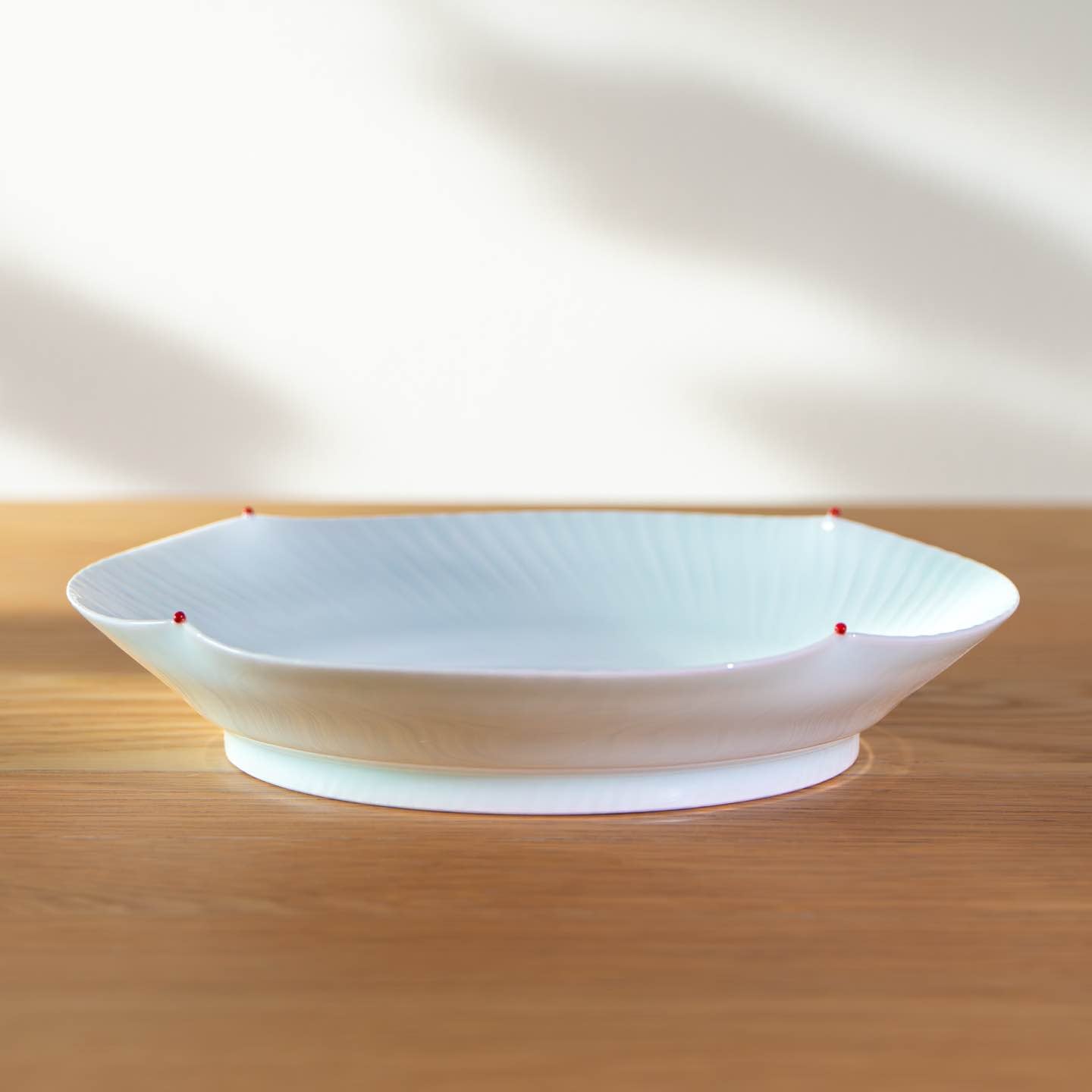 Handcrafted Pale Celadon Plate