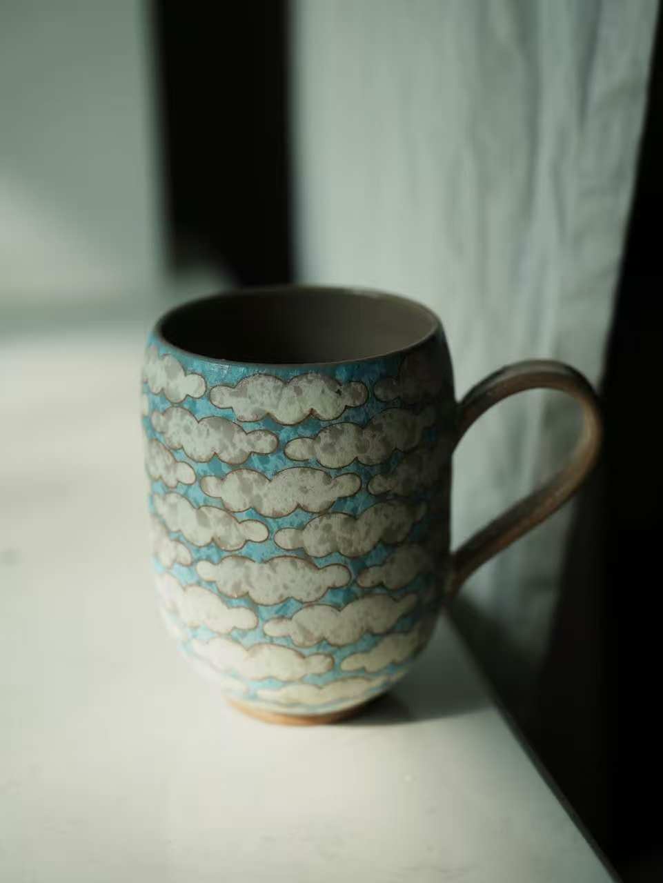 Cloud Puff Gourd Handle Cup