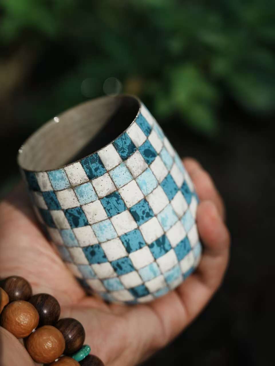 Aquamarine Tall Cup