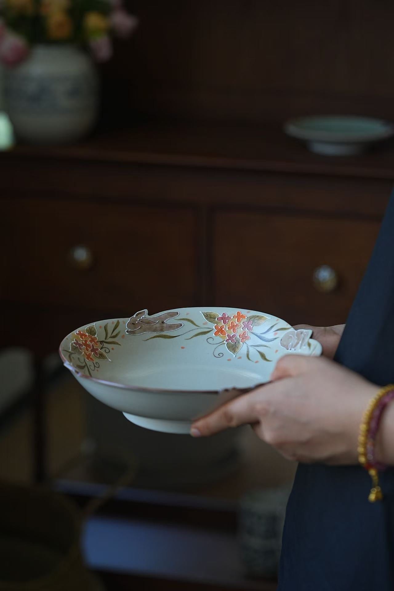 Osmanthus Bunny Plate