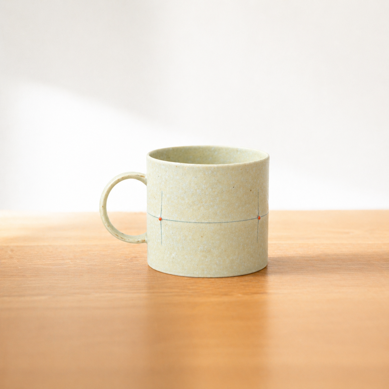 Handcrafted Wood Ash Glaze Ceramic Mug