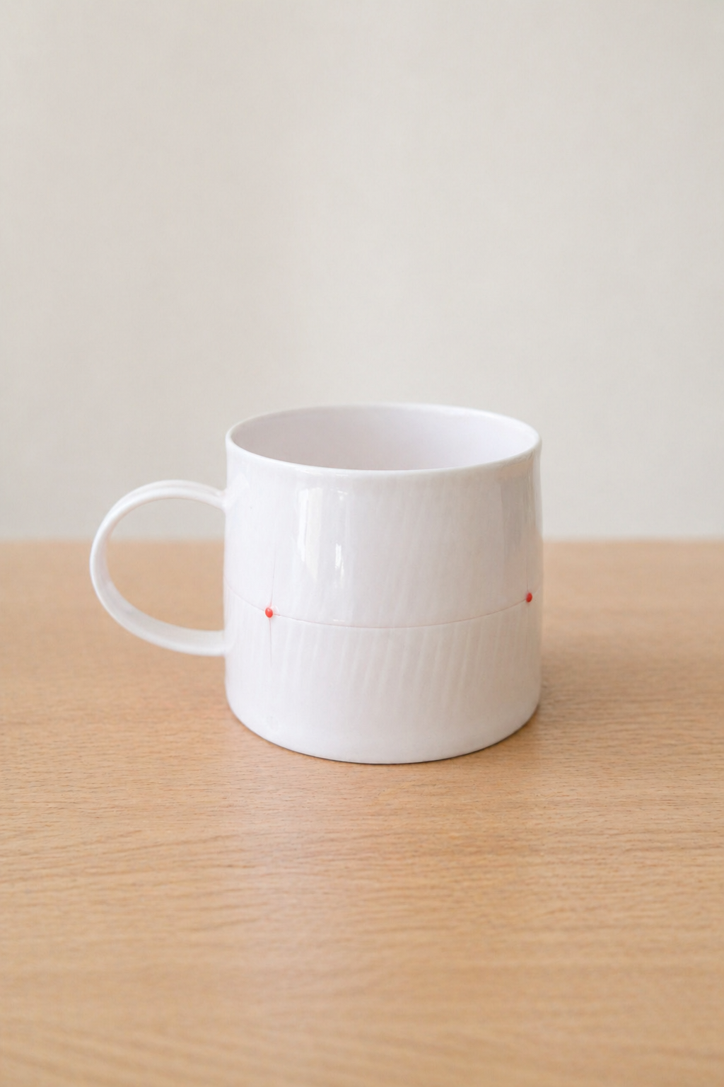 Handcrafted Blush Pink Ceramic Mug