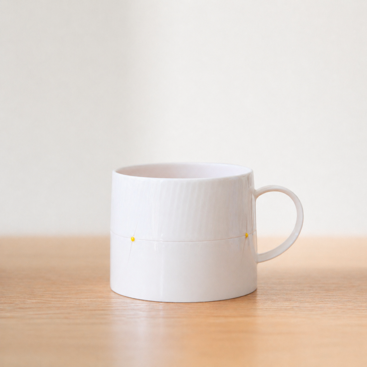 Handcrafted Blush Pink Ceramic Mug