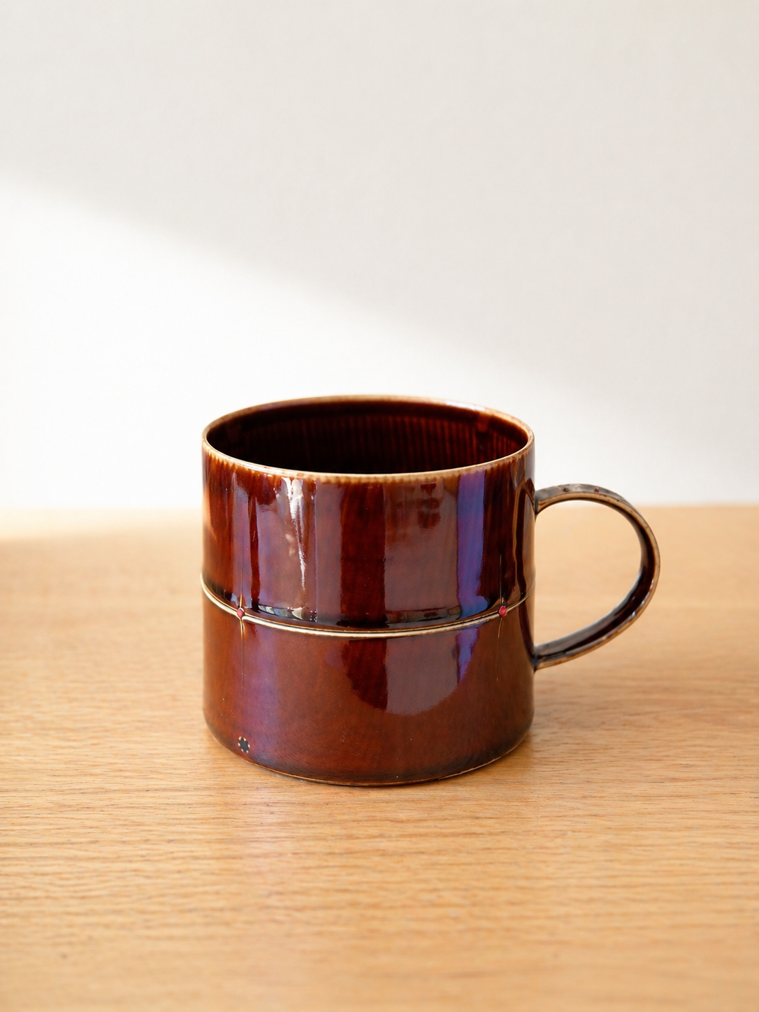 Handcrafted Brown Ceramic Mug