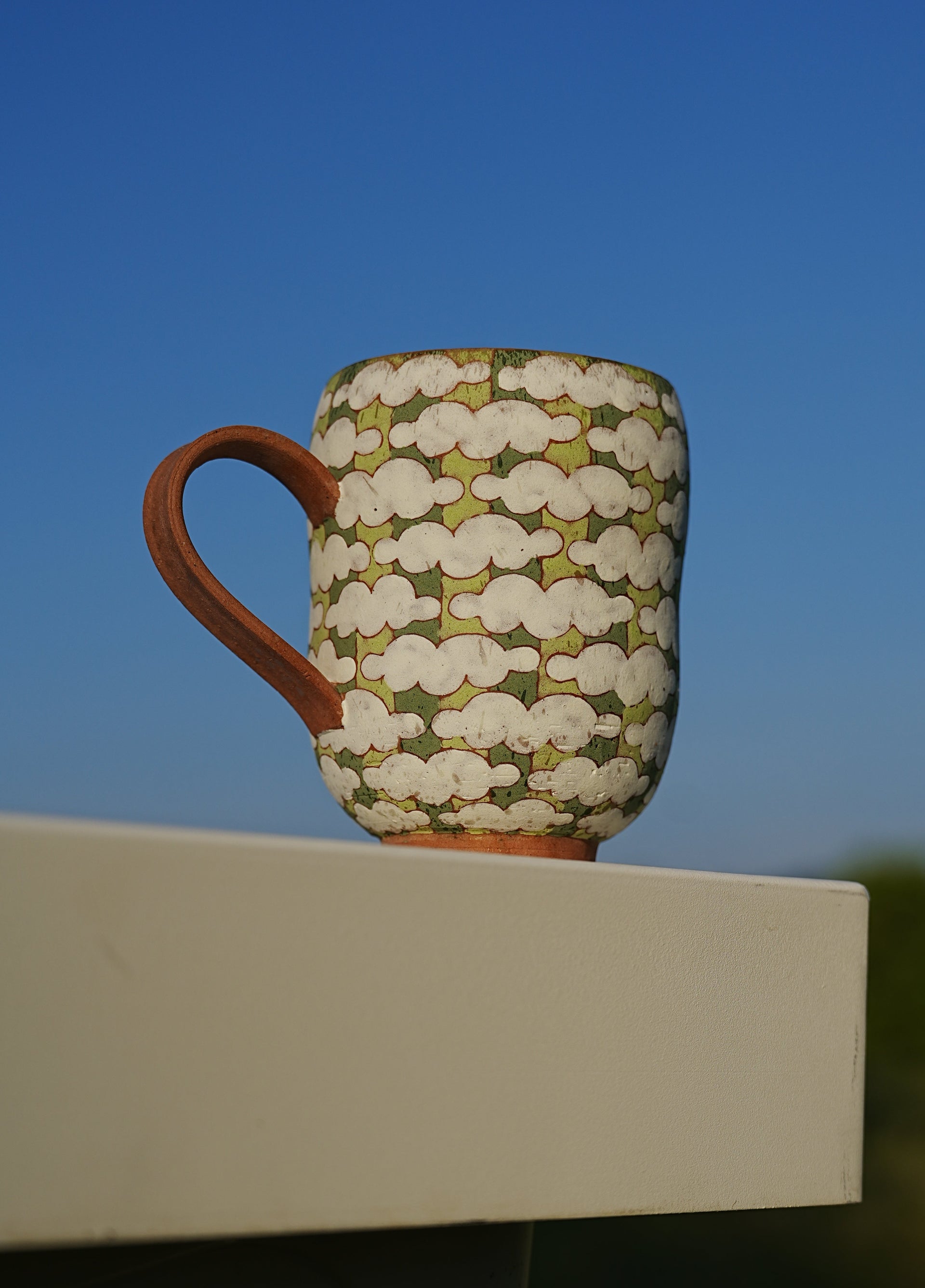 Spring Cloud Gourd Handle Cup