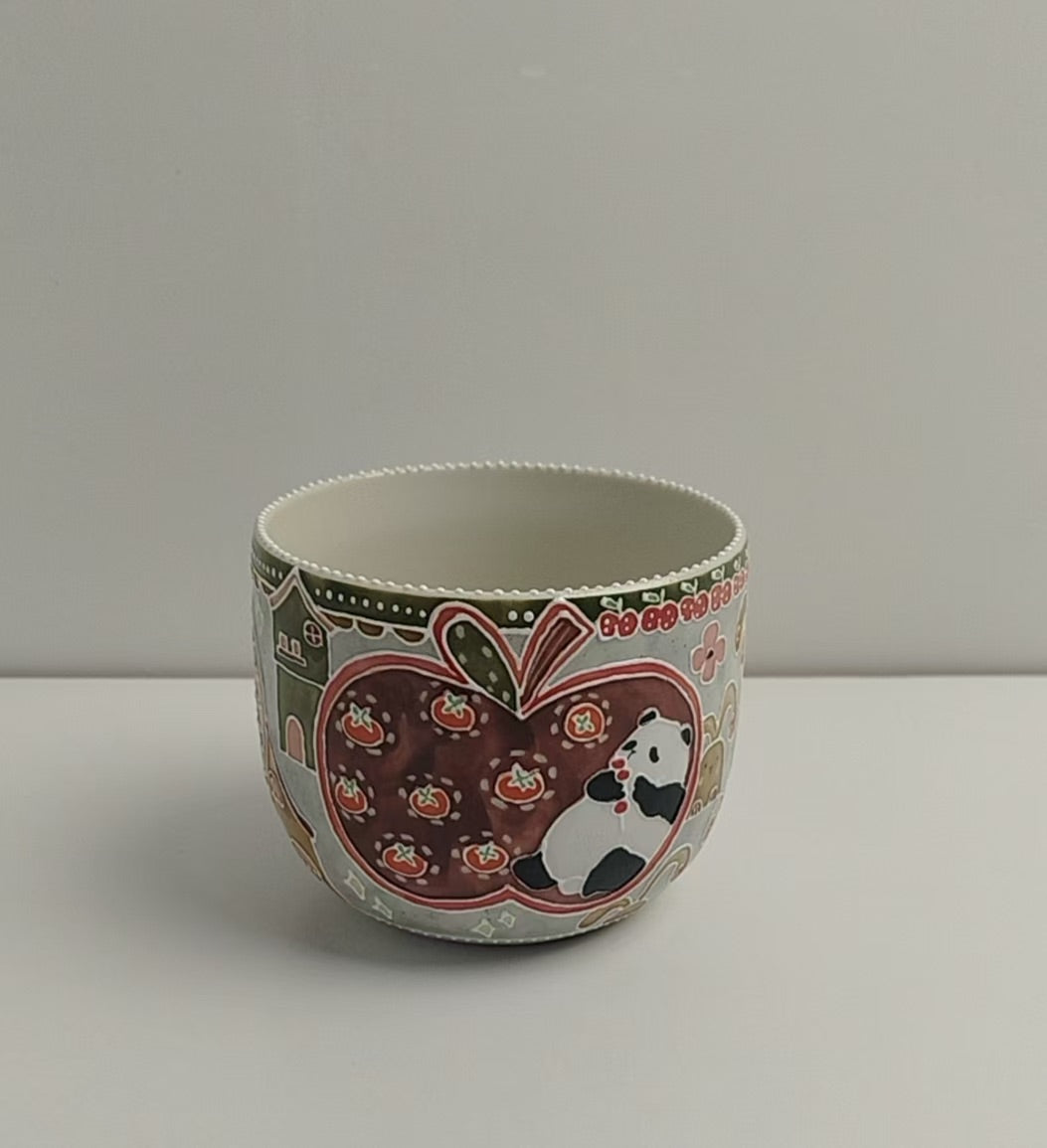 Assorted Apples Chubby Tumbler