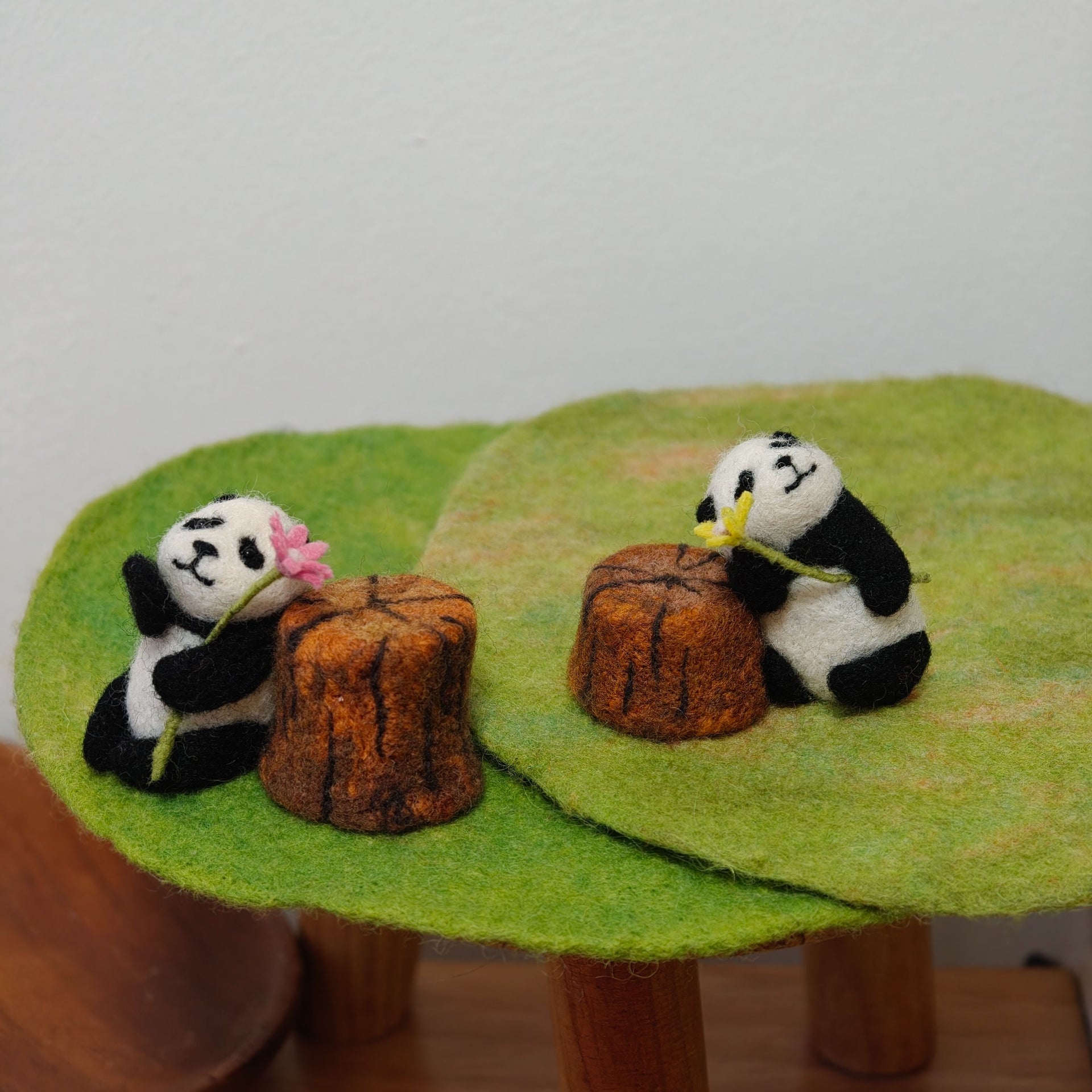 Panda & Flowers
