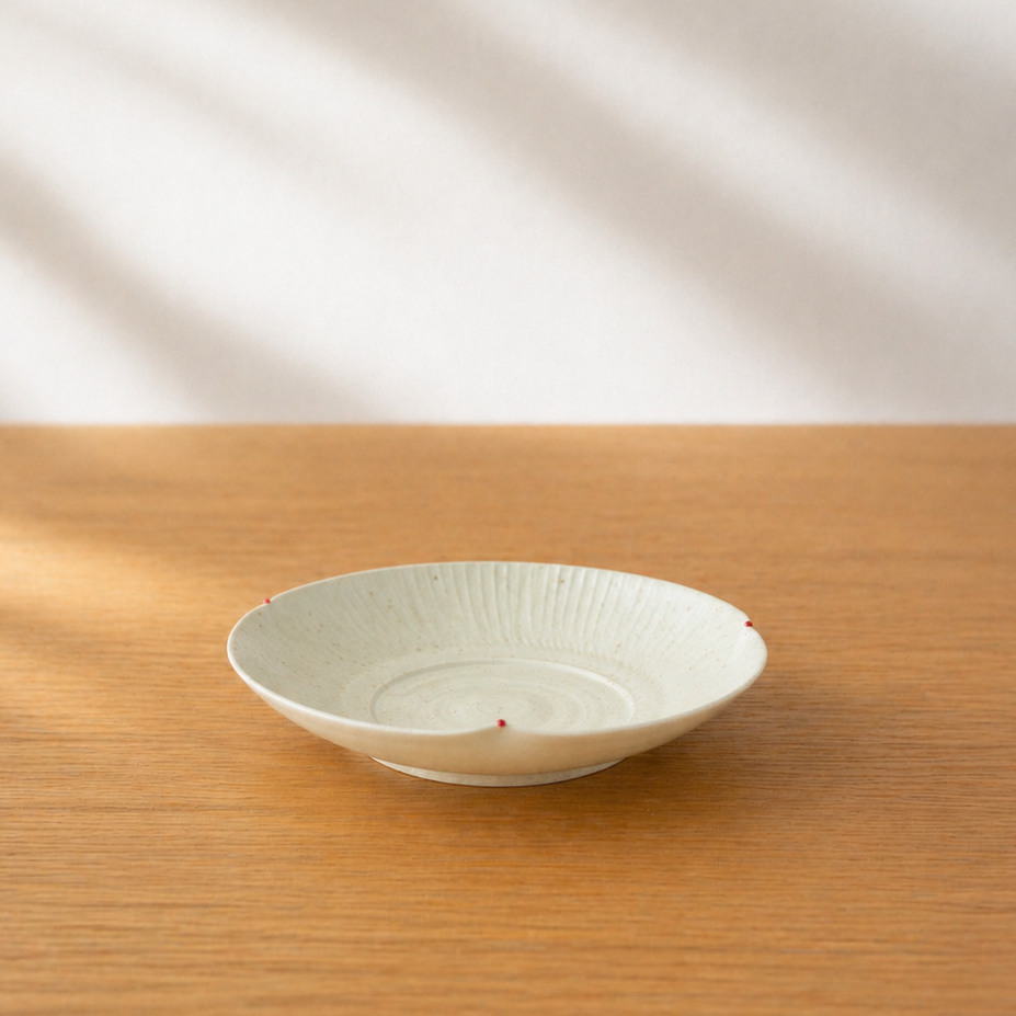 Handcrafted Plate Apple Glaze