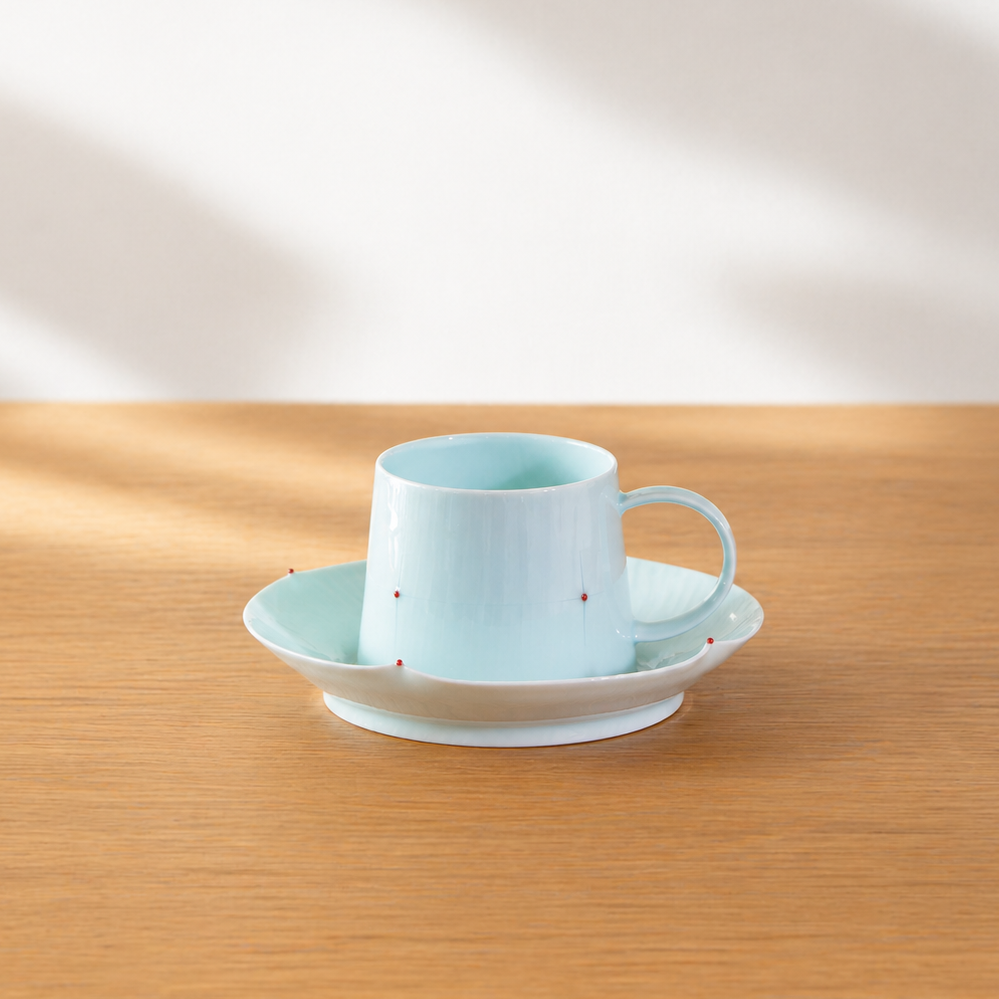 Handcrafted Pale Celadon Plate